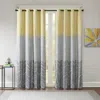 Breebe Printed Total Blackout Curtain Panel(only 1 Pc Panel) In Multi
