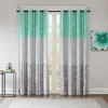 Breebe Printed Total Blackout Curtain Panel(only 1 Pc Panel) In Multi
