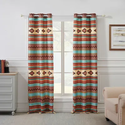 Breebe Red Rock Window Treatments In Multi