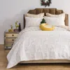 Breebe Reindeer Games Coverlet Set In White