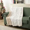 Breebe Reindeer Games Throw In White