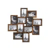 Breebe Rustic Brown Collage Picture Frames For 12 Photos