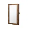 Breebe Rustic Brown Wall-mounted Jewelry Organizer