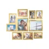 Breebe Set Of 10 Picture Frames Pale Gold