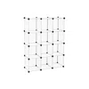 Breebe Set Of 12 Plastic Cubes Storage Organizer