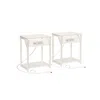 Breebe Set Of 2 End Table White