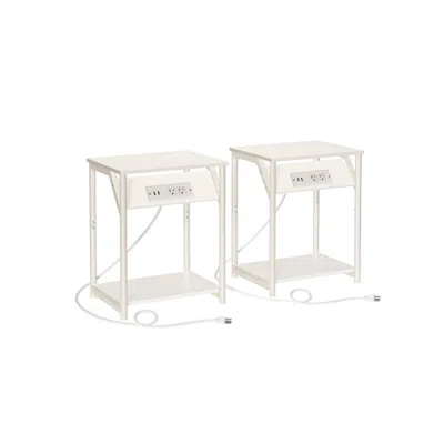 Breebe Set Of 2 End Table White