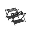 Breebe Set Of 2 Luggage Racks Black