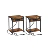 Breebe Set Of 2 Plug-in Series Side Table