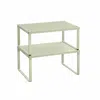 Breebe Set Of 2 Stackable And Expandable Spice Racks Laurel Green