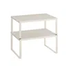 Breebe Set Of 2 Stackable And Expandable Spice Racks Oatmeal Beige