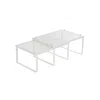 Breebe Set Of 2 Stackable And Expandable Spice Racks Oatmeal Beige
