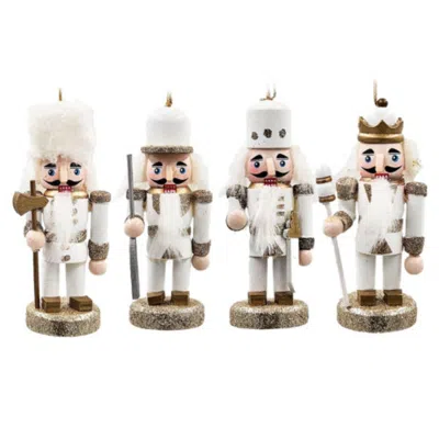 Breebe Set Of 4, 3.9" Nutcraker Ornaments