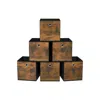 Breebe Set Of 6 Storage Bins With Handles