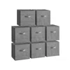Breebe Set Of 8 Storage Cubes S Cattail Gray