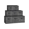 Breebe Set Of 8 Storage Cubes L Ink Black