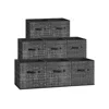 Breebe Set Of 8 Storage Cubes S Ink Black