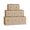 Breebe Set Of 8 Storage Cubes S Sand Beige