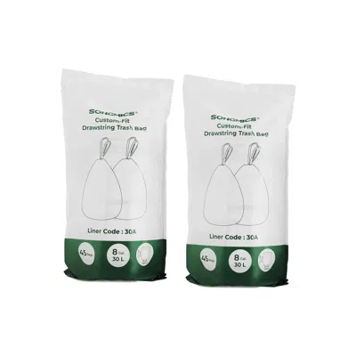 Breebe Set Of 8.5 Gallon Drawstring Trash Bags