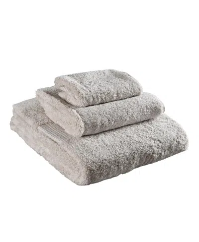 Breebe Set Of Three Beige Cotton Quick Dry Terry Cloth Towels