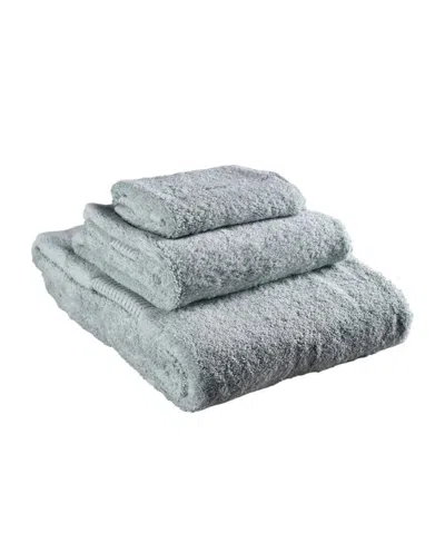 Breebe Set Of Three Sea Green Cotton Quick Dry Terry Cloth Towels