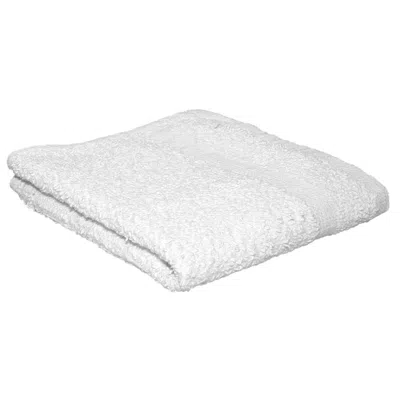Breebe Set Of Twelve White Cotton 15" X 25" Hand Towel Set