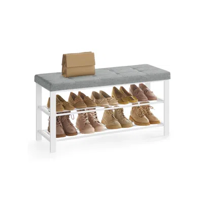 Breebe Shoe Bench With Cushion In Multi