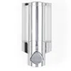 Breebe Silver Heavy Duty Plastic Wall Mount Soap Dispenser In Silver