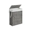 BREEBE SLIM LAUNDRY HAMPER WITH LID