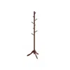 Breebe Solid Wood Coat Rack With 8 Hooks