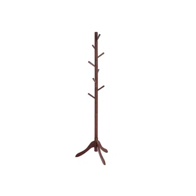 Breebe Solid Wood Coat Rack With 8 Hooks