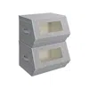 Breebe Stackable Storage Bins Set Of 2
