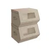 Breebe Stackable Storage Bins Set Of 2