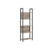 Breebe Steel Frame 5-tier Bookshelf