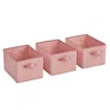 Breebe Storage Baskets, Set Of 3 Fabric Storage Bins, 15.7 X 11.8 X 9.5 Inches, Foldable Closet Organizer F