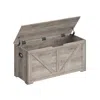 BREEBE STORAGE CHEST, STORAGE TRUNK WITH 2 SAFETY HINGES, STORAGE BENCH, SHOE BENCH, FARMHOUSE STYLE