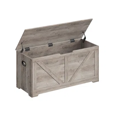 Breebe Storage Chest, Storage Trunk With 2 Safety Hinges, Storage Bench, Shoe Bench, Farmhouse Style