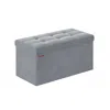 Breebe Storage Ottoman Bench With Storage Chest, Load Up To 660 Lb - Dove Gray In Gray