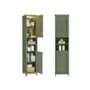 Breebe Tall Bathroom Cabinet With Lights In Green