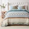 Breebe Thalia Blue Quilt Set 3-piece Full/queen In Multi