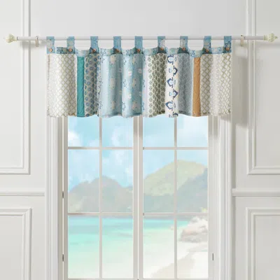Breebe Thalia Blue Window Valance