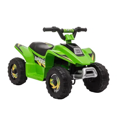 Breebe Toddler Electric Quad Bike Ride-on Vehicle In Green