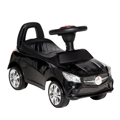 Breebe Toddler Ride-on Car With Music, Horn, And Storage In Red
