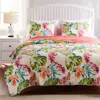 Breebe Tropics Quilt Set In Multi