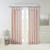 Breebe Twist Tab Lined Window Curtain Panel Blush 50x84' In Pink