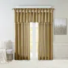 Breebe Twist Tab Lined Window Curtain Panel Bronze 50x108' In Brown