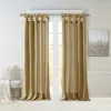 Breebe Twist Tab Lined Window Curtain Panel Bronze 50x84' In Brown
