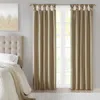 Breebe Twist Tab Total Blackout Window Curtain Panel Bronze 50x84' Blackout In Brown