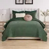 Breebe Velvet Crush Forest Quilt Set