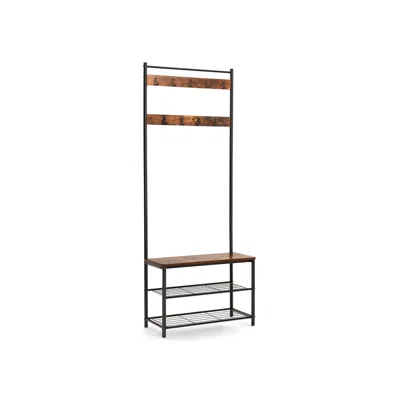 Breebe Vintage Entryway Coat Rack